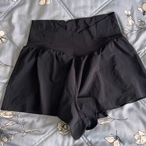 Aerie Black Skort with Flattering Waistband